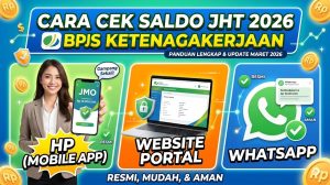 Cara Cek Saldo JHT BPJS Ketenagakerjaan 2026 lewat HP, Website, dan WhatsApp